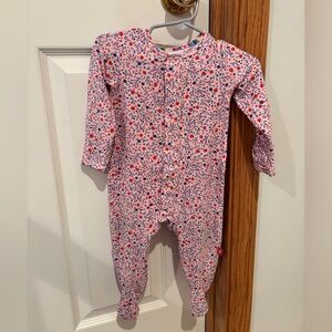 Pink floral magnetic me sleeper
